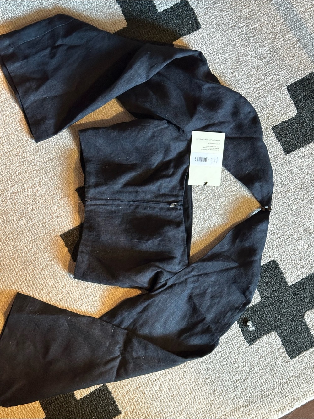 Mara Hoffman Black Julia crop top - Picture 2 of 5